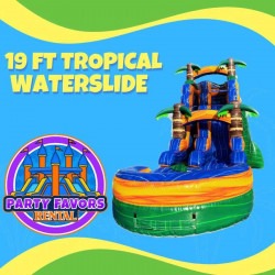 19FT Tropical Waterslide